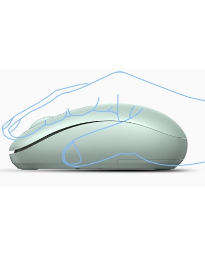 მაუსი UGREEN MU105 (90672), Wireless, USB, Mouse, Celadon Green