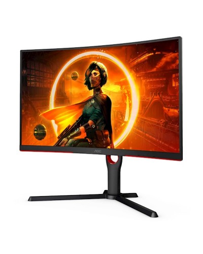 მონიტორი AOC C27G3U/BK Gaming Monitor 27" 68.58cm, Curved, 3H, FHD, VA, WLED, 16:9, 250cd/m², 165Hz