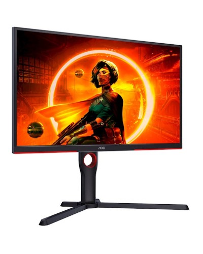 მონიტორი AOC 25G3ZM/BK, 24.5", Monitor, 240Hz, 1Ms, FHD, VA, HDMI, DP, Black/Red