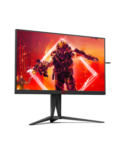 მონიტორი/Monitor AOC AG275QXN/EU AGON, 27", 165Hz 1ms 2K QHD, VA, HDMI, USB, DP, Black