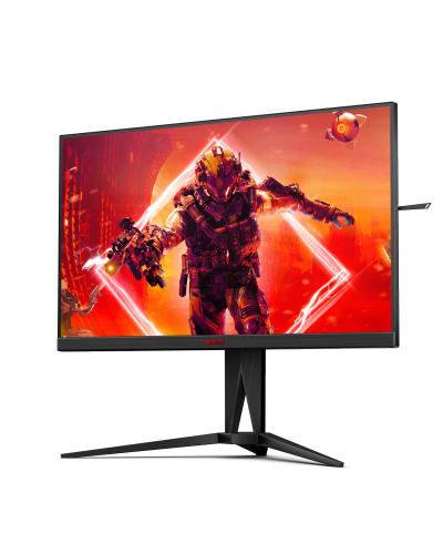 მონიტორი/Monitor AOC AG275QXN/EU AGON, 27", 165Hz 1ms 2K QHD, VA, HDMI, USB, DP, Black