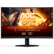 მონიტორი AOC C27G4ZXE 27" Curved FHD VA Monitor 280Hz 0.3 ms 300nit