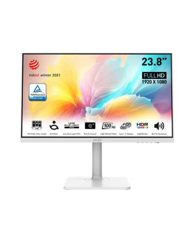 მონიტორი MSI Modern MD2412PW 23.8" IPS ZeroFrame 1920 x 1080 (FHD) NITS 300  100Hz 1ms