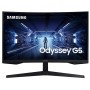 მონიტორი Samsung LC27G55TQBIXCI Odyssey G5, 27", Curved Monitor, WQHD, VA, HDMI, DP, Black