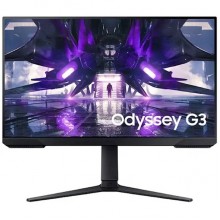 მონიტორი Samsung LS24AG320NIXCI ODYSSEY G3, 24", 165Hz 1Ms Monitor, FHD, VA, HDMI, DP, Black