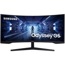 მონიტორი Samsung Odyssey G5 LC34G55TWWIXCI Curved 34" HDMI, DisplayPort 165Hz Black