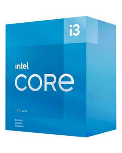 INTEL CPU CORE I3-10105F 4/8 3.7 GHZ, 6M, LGA1200, 65W, W/O GRAPHICS Tray