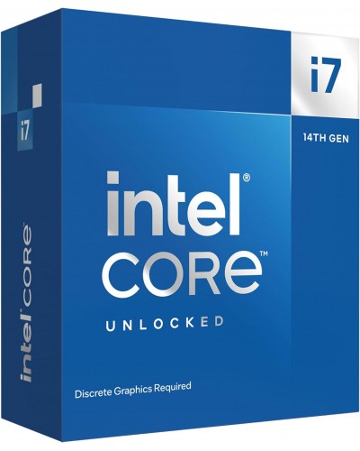 პროცესორი Intel® Core™ i7-14700KF New Gaming Desktop Processor 20 cores (8 P-cores + 12 E-cores) - Unlocked