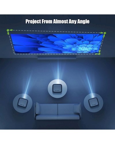 პროექტორი Byintek X25, LCD Projector, FHD 1920x1080, 680lm, Silver