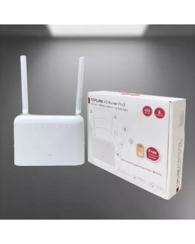 4G როუტერი TopLink HW715s, 150Mbps, 4G Router Pro 3, LTE White
