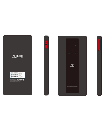 4G როუტერი TopLink HW85, 300Mbps, Router, + LAN Port Black