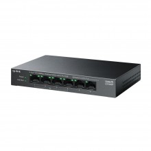 ქსელის გამანაწილებელი LS106LP, TP-Link, 6-Port 10/100Mbps Desktop Switch with 4-Port PoE, 41 W