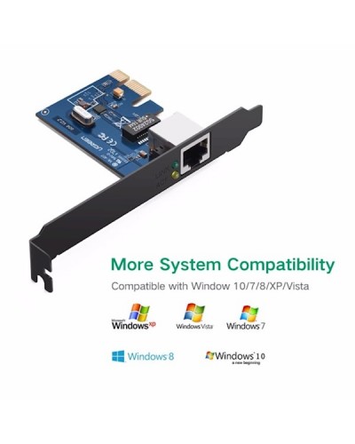 ქსელის ადაპტერი UGREEN US230 (30771) Gigabit 10/100/1000Mbps PCI Express Network Adapter