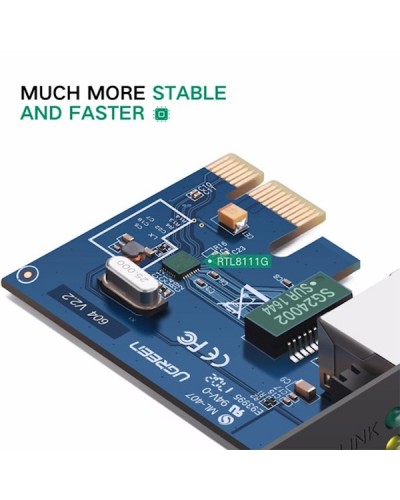 ქსელის ადაპტერი UGREEN US230 (30771) Gigabit 10/100/1000Mbps PCI Express Network Adapter