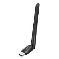 WI-FI ადაპტერი VENTION KDUB0 AC650 USB Wi-Fi Dual Band Bluetooth Adapter With High Gain Antenna Black