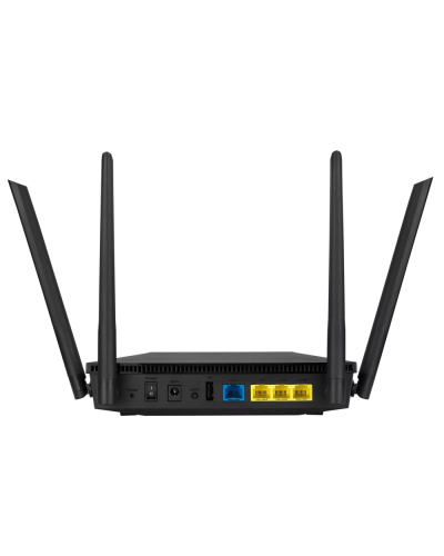 როუტერი Asus 90IG06P0-MO3530 Dual Band WiFi 6 RT-AX1800U, 1800Mbps, Router, Black