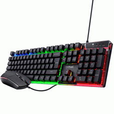 GAMING კლავიატურის და მაუსის ნაკრები TRUST GXT838 AZOR COMBO US