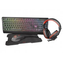 Trust Ziva 4 in 1 Gaming Bundle, US, black - Gaming bundle