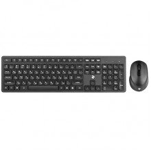 კლავიატურა + მაუსი 2E MK420WB Wireless Keyboard and Mouse, Black