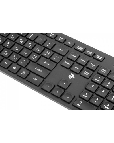 კლავიატურა + მაუსი 2E MK420WB Wireless Keyboard and Mouse, Black