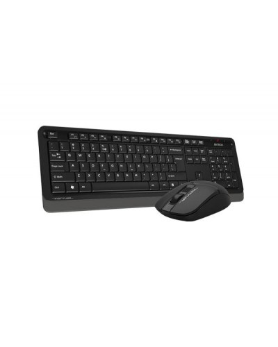 კლავიატურა და მაუსი A4tech FG1012S Fstyler Wireless Combo Set (FGK10+FG12S) Mouse Silent click, USB (Black) (US+Russian)