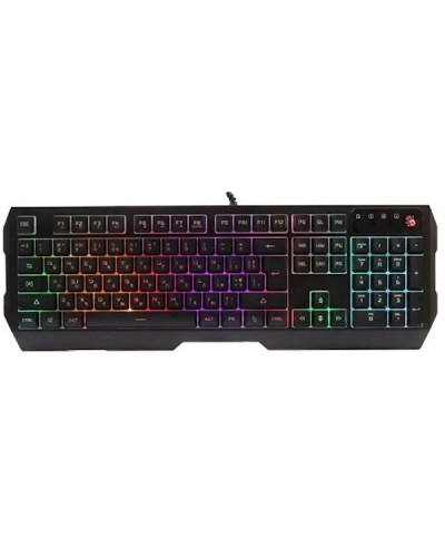 კლავიატურა და მაუსი Bloody B1700 Bundle Set (B140N+ES7+BP-50M) USB (Esports Black) (US+Russian)