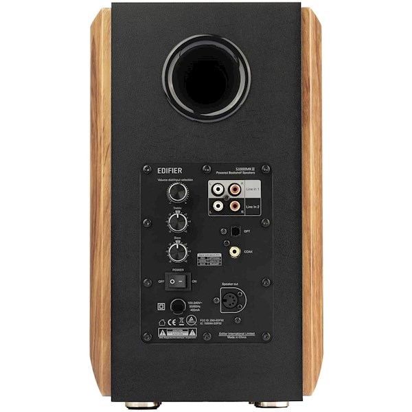 Edifier S1000MKII Audiophile Active Library 2.0 Speakers 120W Bluetooth 5.0 Speakers brown