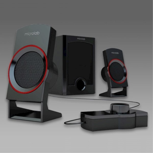 დინამიკი 2.1: Microlab M-111 2.1 Speakers 12W Black