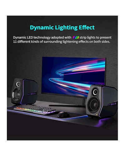დინამიკი Edifier G5000, 88W, Bluetooth, AUX, USB, Speaker, Black