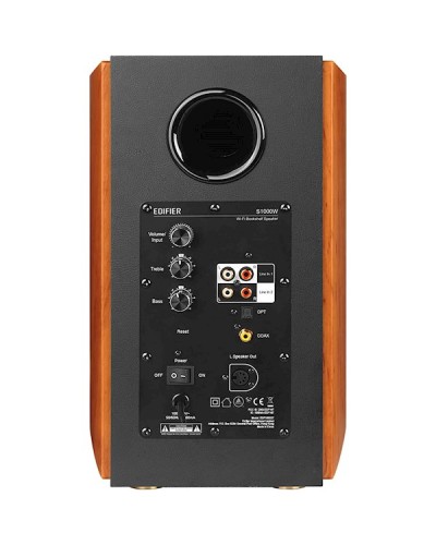 დინამიკი Edifier S1000W, 120W, Optical, Coaxial, Bluetooth, Wi-Fi, Speaker, Brown