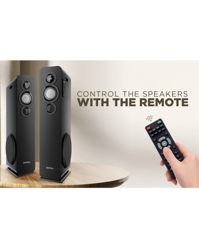 დინამიკი Intex TW-13501 FMUB, 140W, USB, FM, AUX, BT, Speakers, Black