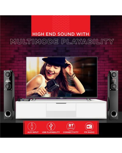 დინამიკი Intex TW-16000 FMUB, 160W, USB, FM, AUX, BT, Speakers, Black