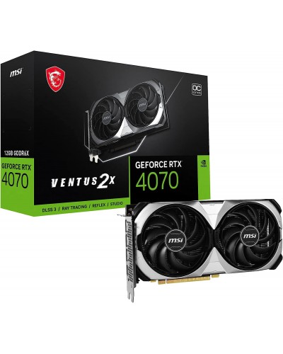 ვიდეო ბარათი  MSI GeForce RTX 4070 VENTUS 2X 12G OC