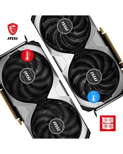 ვიდეო ბარათი  MSI GeForce RTX 4070 VENTUS 2X 12G OC