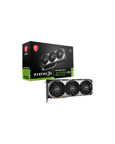 ვიდეობარათი MSI GeForce RTX 4070 TI SUPER VENTUS 3X 16GB GDDR6X