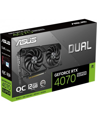 ვიდეო დაფა ASUS DUAL GeForce RTX 4070 SUPER EVO OC Edition 12GB GDDR6X