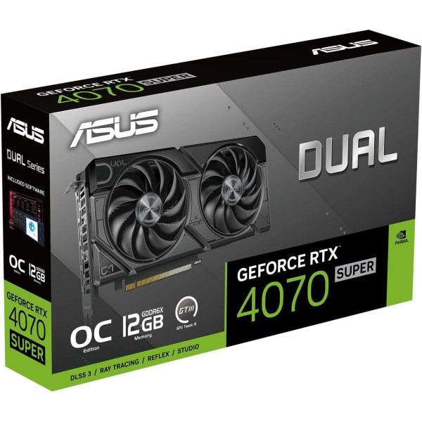 ვიდეო დაფა ASUS DUAL GeForce RTX 4070 SUPER EVO OC Edition 12GB GDDR6X