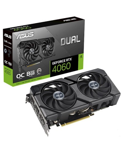 ვიდეო დაფა Asus 90YV0JC7-M0NA00, Gaming RTX4060, 8GB, 128bit, HDMI, DP, Black