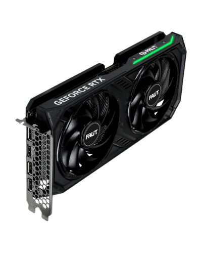 ვიდეო დაფა Palit NE64060T19P1-1070D, GeForce RTX4060 Dual OC, 8GB, 128bit, HDMI, DP, Black