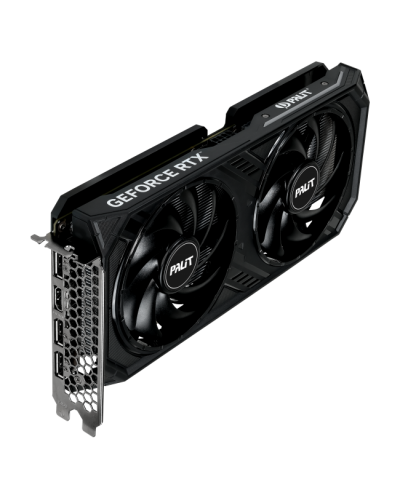 ვიდეო დაფა Palit NE64060T19P1-1070D, GeForce RTX4060 Dual OC, 8GB, 128bit, HDMI, DP, Black