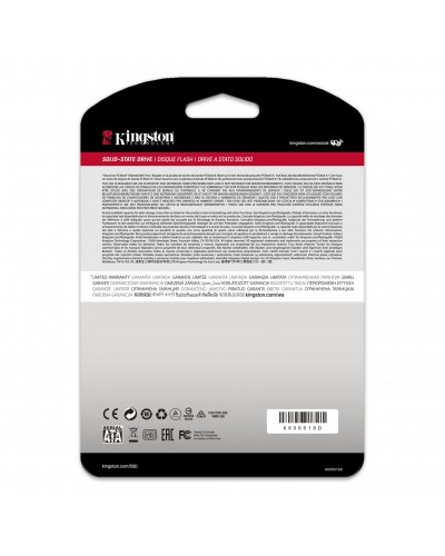 Kingston A400 SATA 3 2.5 Solid State Drive SA400S37 / 480GB