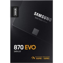 SAMSUNG SSD  500GB 6GB/S 870 EVO MZ-77E500B/EU