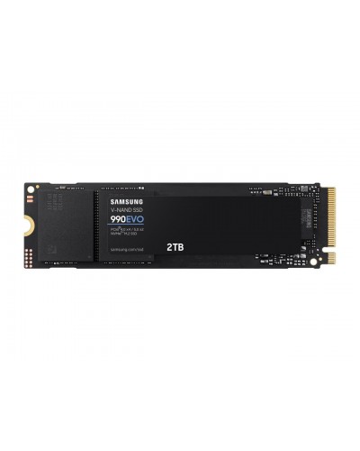 SAMSUNG SSD 990 EVO 2TB, PCIe 5.0 M.2 2280, 5000MB/s  PCIe® 4.0 x4 / 5.0 x2 NVMe™ 2.0 (MZ-V9E2T0B/AM)