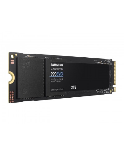 SAMSUNG SSD 990 EVO 2TB, PCIe 5.0 M.2 2280, 5000MB/s  PCIe® 4.0 x4 / 5.0 x2 NVMe™ 2.0 (MZ-V9E2T0B/AM)