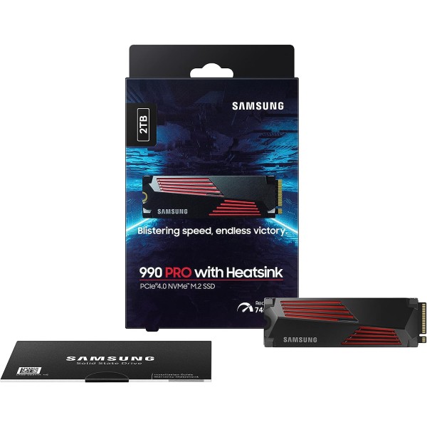 SSD SAMSUNG 990 PRO with Heatsink SSD 2TB MZ-V9P2T0CW