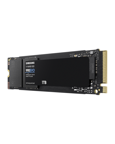 SSD მყარი დისკი SAMSUNG MZ-V9E1T0BW 990 EVO PCIE 4.0 NVME M.2 SSD 1TB