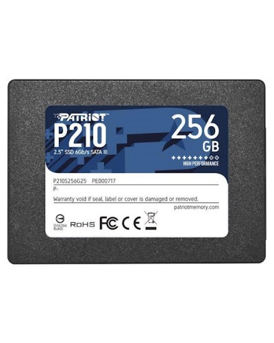 მყარი დისკი Patriot P210 SSD 256GB SATA3 2.5 - P210S256G25