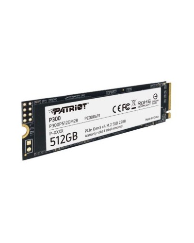 მყარი დისკი Patriot P300 512GB M2 2280 PCIe - P300P512GM28