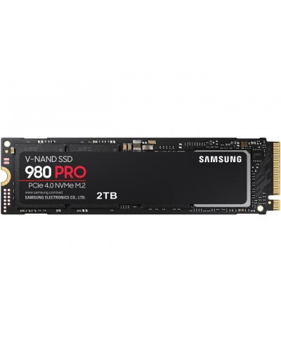 მყარი დისკი SAMSUNG 980 PRO SSD 2TB PCIe NVMe Gen 4 Gaming M.2 Internal Solid State Drive Memory Card , Maximum Speed, Thermal Control MZ-V8P2T0B/AM