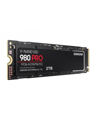 მყარი დისკი SAMSUNG 980 PRO SSD 2TB PCIe NVMe Gen 4 Gaming M.2 Internal Solid State Drive Memory Card , Maximum Speed, Thermal Control MZ-V8P2T0B/AM